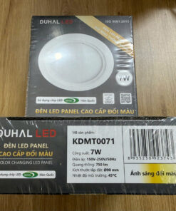 Đèn panel cao cấp đổi màu 7W KDMT0071 Duhal