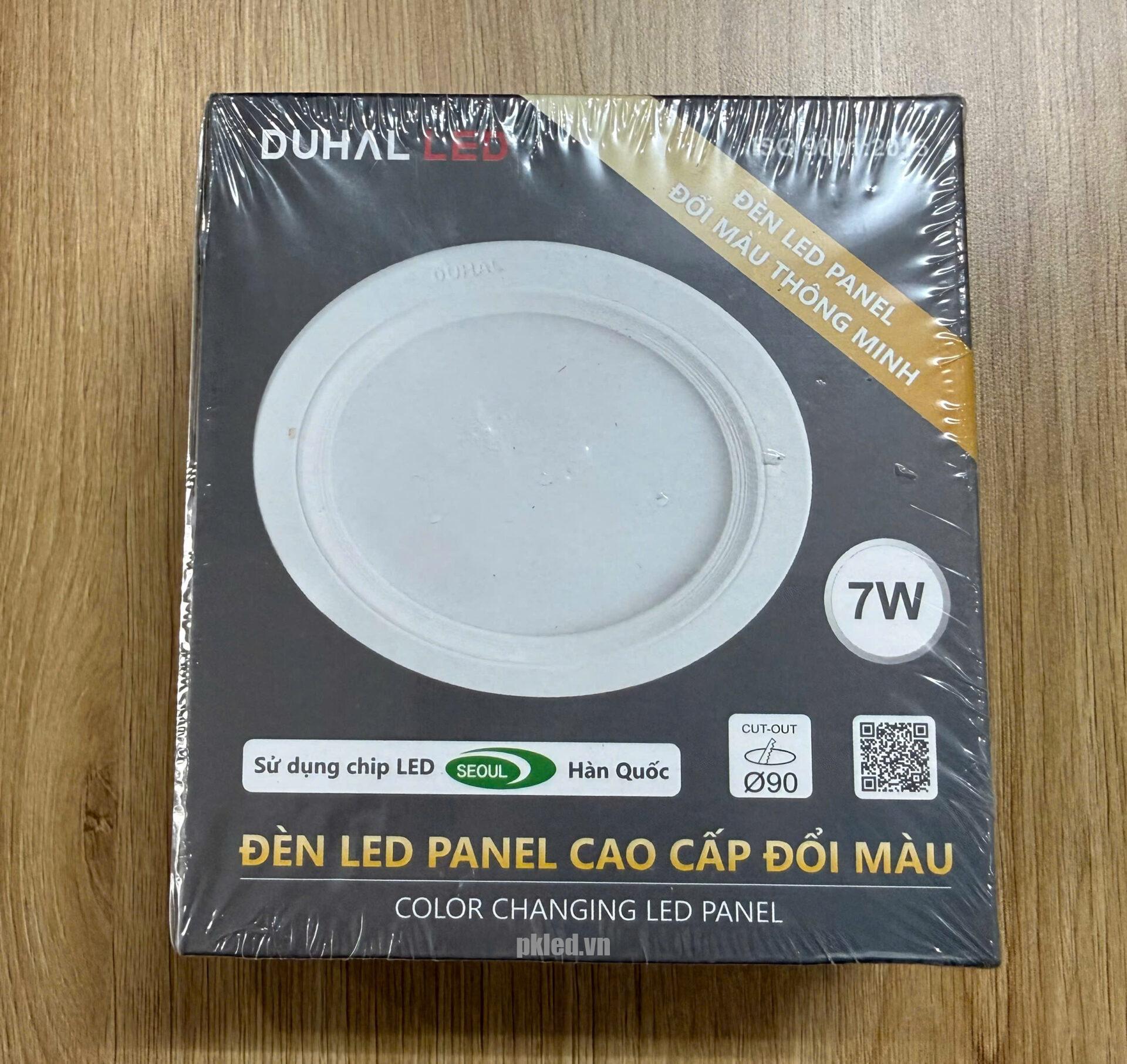 Đèn panel cao cấp đổi màu 7W KDMT0071 Duhal