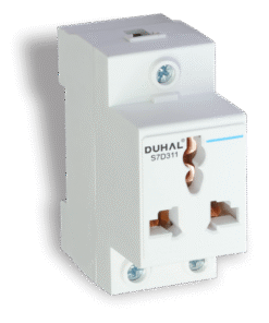 Ổ cắm thanh ray tủ điện đa năng 3 chấu 16A (S7D311)