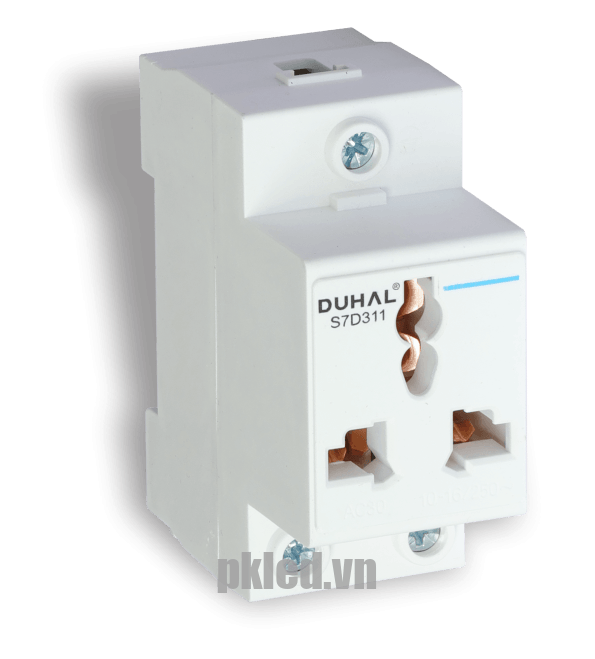 Ổ cắm thanh ray tủ điện đa năng 3 chấu 16A (S7D311)