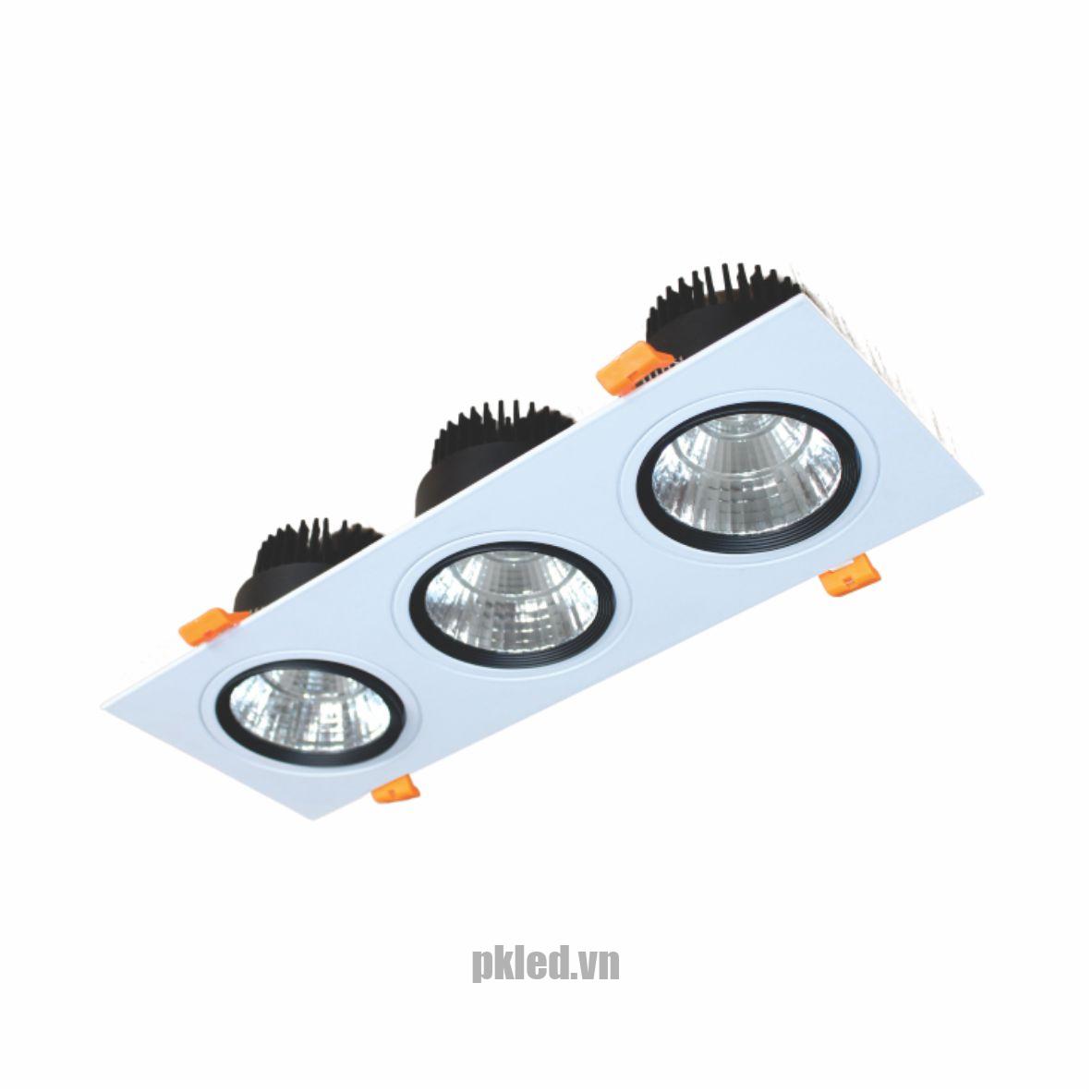 Đèn Downlight Vuông Chiếu Điểm Âm Trần 3x5W DFC3051 Duhal