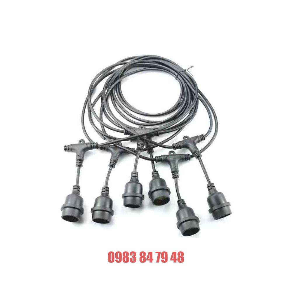 BỘ DÂY LED CHỐNG THẤM ĐUI E27 10m (DLCT010)