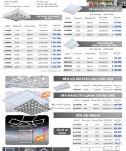 Trang 33 bảng giá đèn Duhal năm 2026