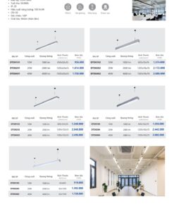 Trang 58 bảng giá đèn Duhal năm 2026