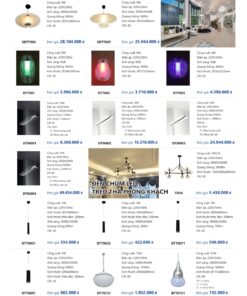 Trang 59 bảng giá đèn Duhal năm 2026