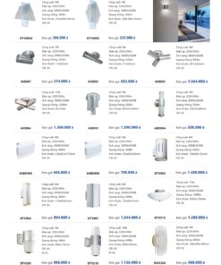 Trang 63 bảng giá đèn Duhal năm 2026