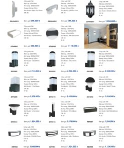 Trang 64 bảng giá đèn Duhal năm 2026