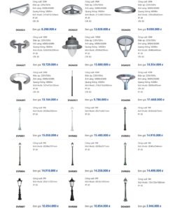 Trang 72 bảng giá đèn Duhal năm 2026