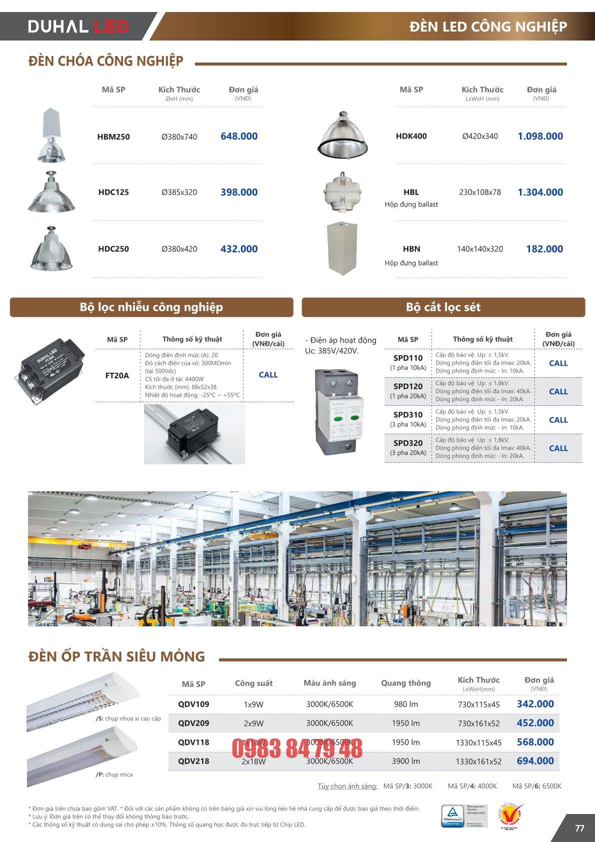 Bộ cắt lọc sét 1 pha 20KA (SPD120) - Image 2