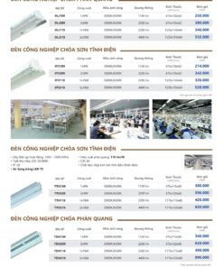 Trang 79 bảng giá đèn Duhal năm 2026