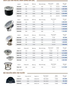Trang 91 bảng giá đèn Duhal năm 2026