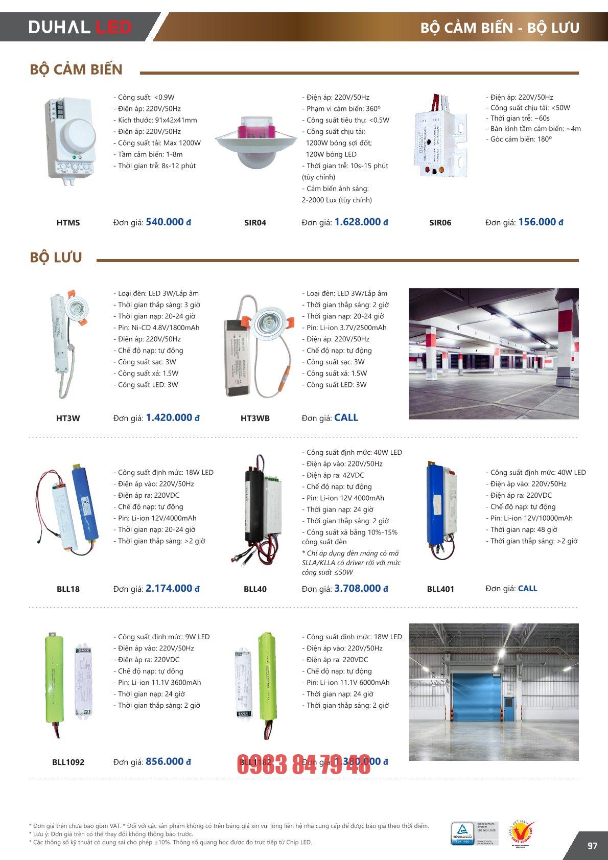 BỘ LƯU LED 9W (BLL1092) - Image 2