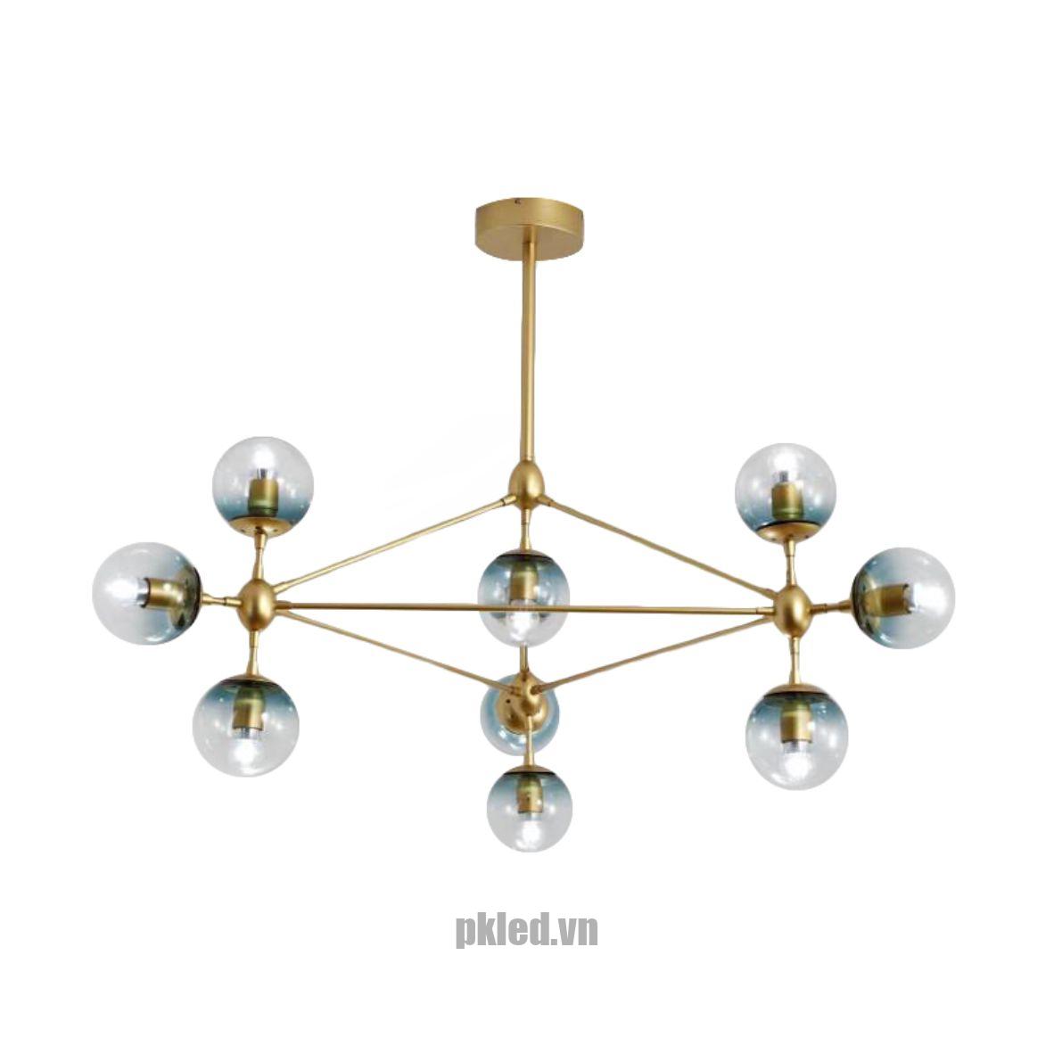 Mẫu đèn treo thả phòng khách Duhal