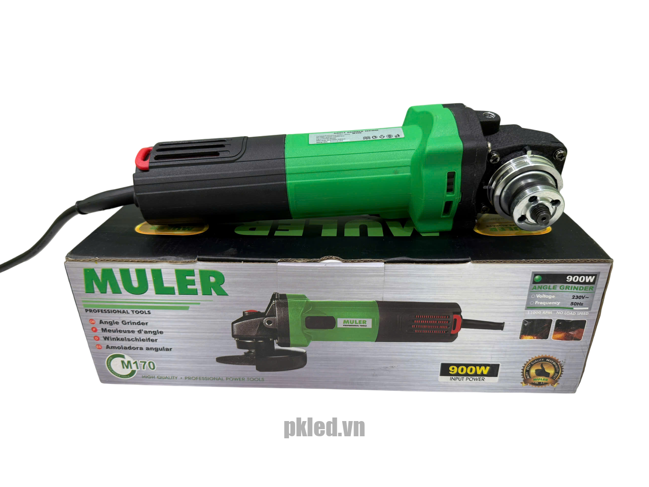 Hộp đựng máy mài, máy cắt M170 thương hiệu Muler, 900W, 11,000 V/p