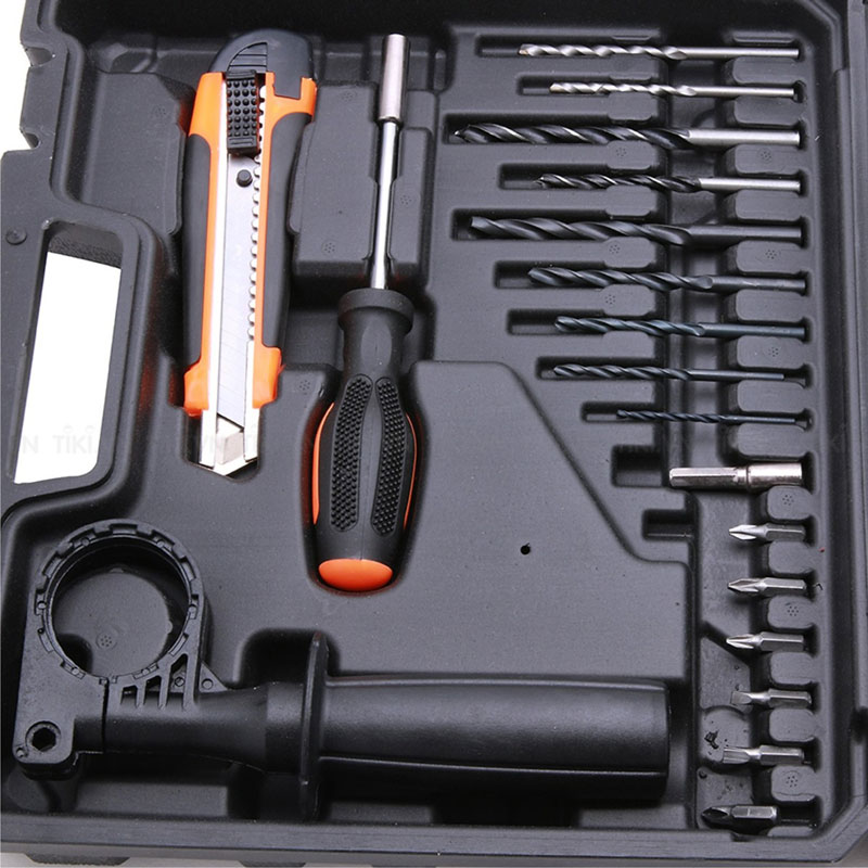 Bộ combo máy khoan bê tông đảo chiều P3736 kèm hộp phụ kiện - Image 4