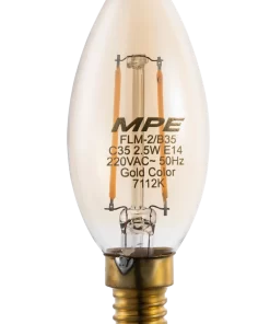 Bóng Buld trang trí Filament 2.5W ánh sáng vàng mã FLM-2/B35 giá thấp chất lượng cao, thương hiệu MPE