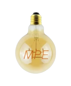 Đèn trang trí filement màu vàng MPE, mẫu hình tròn đẹp giá thấp - chất lượng bền lâu, cổ điển - tiết kiệm