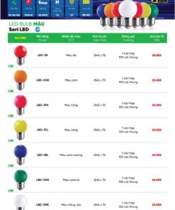 bóng led màu trang trí sân vườn