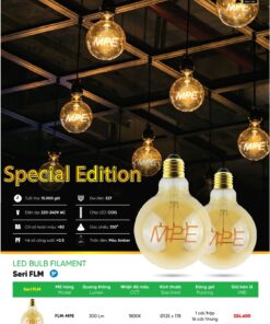 Đèn led trang trí treo thả MPE các mẫu Edition