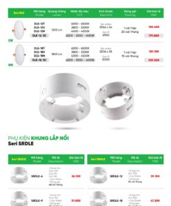 Trang 52 bảng báo giá đèn MPE năm 2026