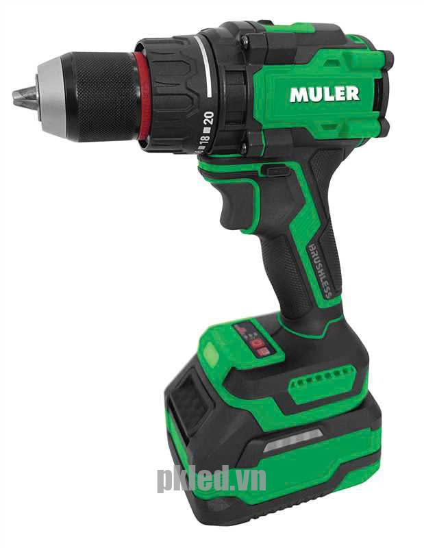 máy khoan pin 3 chế độ 21V-130Nm,13mm mã M1308 Muler