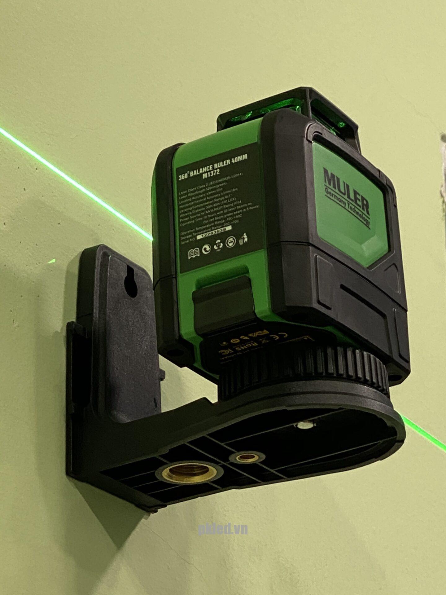 Máy cân mực laser 3D 360 độ M1372 – 5 tia xanh 35m chính xác | Điện PK - Ảnh 4
