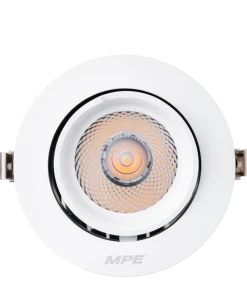 Đèn Downlight âm trần Chiếu điểm, Điều chỉnh hướng sáng 20W ánh sáng vàng DLA-20V MPE