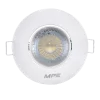 LED Downlight âm trần Chiếu điểm, Điều chỉnh hướng sáng, mặt tròn 3W ánh sáng vàng DLA2R-3V MPE