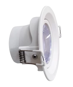 LED Downlight âm trần Chiếu điểm, Điều chỉnh hướng sáng mặt tròn 9W ánh sáng vàng DLA2R-9V MPE