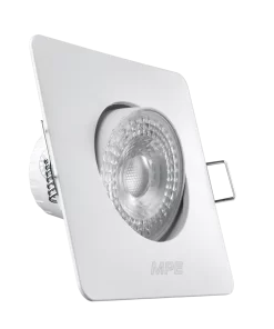 LED Downlight âm trần Chiếu điểm, Điều chỉnh hướng sáng mặt vuông 5W ánh sáng vàng DLA2S-5V MPE