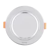 LED Downlight âm trần nhôm, viền bạc 7W ánh sáng vàng DLB-7V MPE