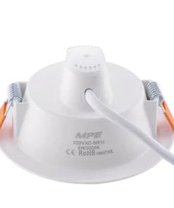 LED Downlight âm trần nhựa 6W ánh sáng trắng DLEL-6T MPE