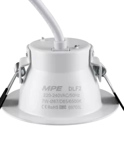 Đèn Downlight âm trần nhôm 7W ánh sáng trắng DLF2-7T MPE
