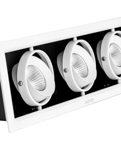 Đèn Downlight âm trần Chiếu điểm 3 đèn 12W ánh sáng vàng DLS-312V MPE