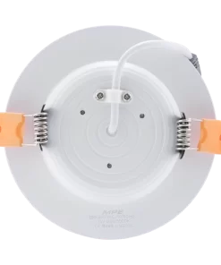 LED Downlight âm trần nhôm, viền trắng 7W ánh sáng vàng DLT-7V MPE