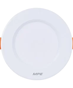 LED Downlight âm trần nhôm, viền trắng 9W ánh sáng vàng DLT-9V MPE