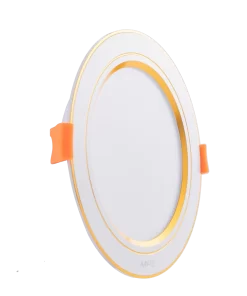 LED Downlight âm trần nhôm viền vàng 12W ánh sáng trung tính DLV2-12N MPE