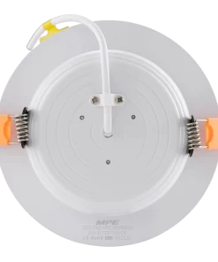 LED Downlight lõm viền trắng 9W ánh sáng vàng DLVL-9V MPE