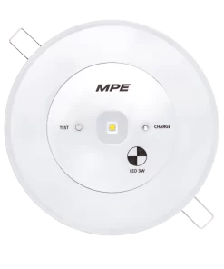 Đèn Downlight âm trần khẩn cấp 3W mã EM-AT MPE