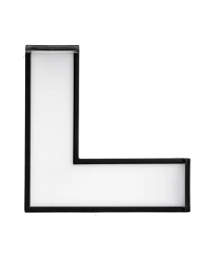 Thanh nối L thân màu đen có đèn 8W ánh sáng trung tính dùng cho Seri LNC – mã LLB-8N MPE