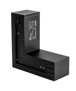 Thanh nối L thân màu đen có đèn 8W ánh sáng trung tính dùng cho Seri LNC – mã LLB-8N MPE