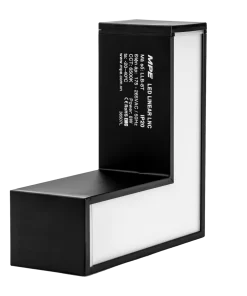 Thanh nối L thân màu đen có đèn 8W ánh sáng trắng dùng cho Seri LNC – mã LLB-8T MPE