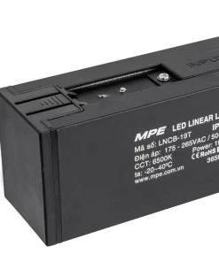 LED thanh điểm nối có đèn thân đen 19W ánh sáng trắng LNCB-19T MPE