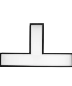 Thanh nối T thân màu đen có đèn 12W ánh sáng trắng dùng cho Seri LNC – mã LTB-12T MPE