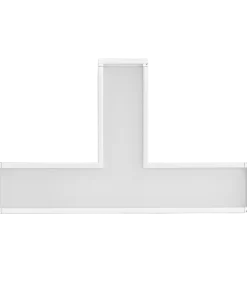 Thanh nối T thân màu trắng có đèn 12W ánh sáng trắng dùng cho Seri LNC – mã LTW-12T MPE