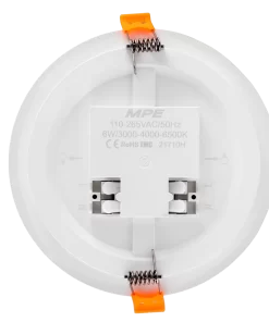 Đèn Led Panel âm trần viền nhôm 6W 3 màu RPE-6/3C MPE