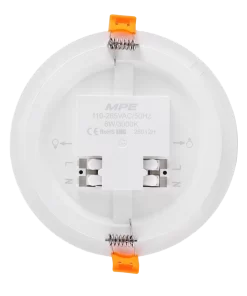 Đèn Led Panel âm trần viền nhôm 6W ánh sáng vàng RPE-6V MPE