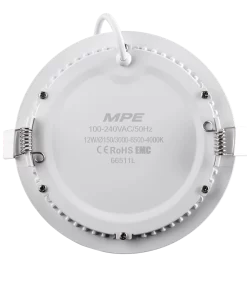 LED Panel âm trần nhôm mặt tròn 12W phi nhỏ - 3 chế độ màu RPL-12S/3C MPE