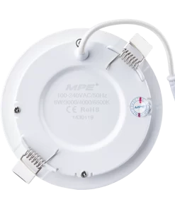 LED Panel âm trần nhôm mặt tròn 6W - 3 chế độ màu RPL-6/3C MPE