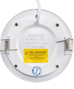 Đèn Led âm trần DIM 6W 3 màu RPL-6SN/DIM MPE